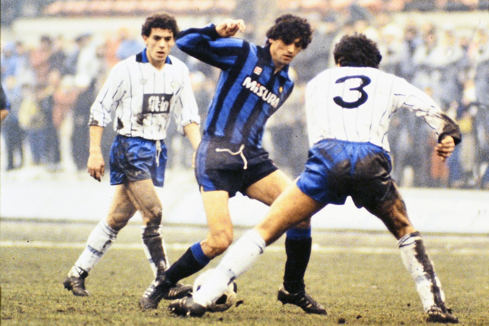 Photo Vintage Presse - Roberto Donadoni (Italie, Mondial 1990) - Tirage 24x18cm